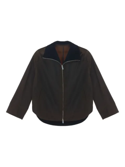 TOTEME zip-fastening jacket Brown 254WRO0237FB0320213