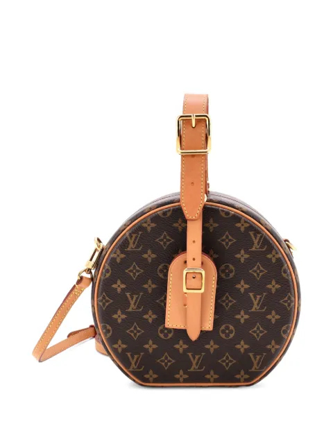 Louis Vuitton Pre-Owned Petite Boite Chapeau Bag Monogram Canvas crossbody bag Brown L64X8YBZS3I35XFR