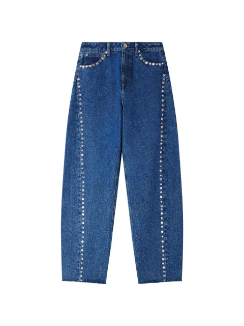 SANDRO rhinestone barrel jeans Blue SFPJE00810