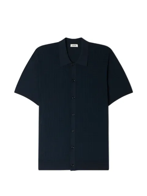 SANDRO openwork shirt Blue SHPTR00760