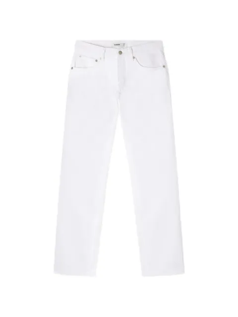 SANDRO regular raw jeans White SHPJE00856