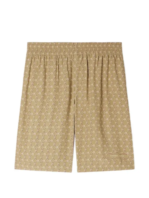 SANDRO geometric-pattern short Neutrals SHPBE00125