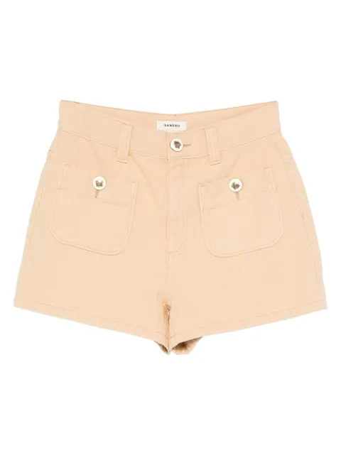 SANDRO denim shorts Neutrals SFPSH00592