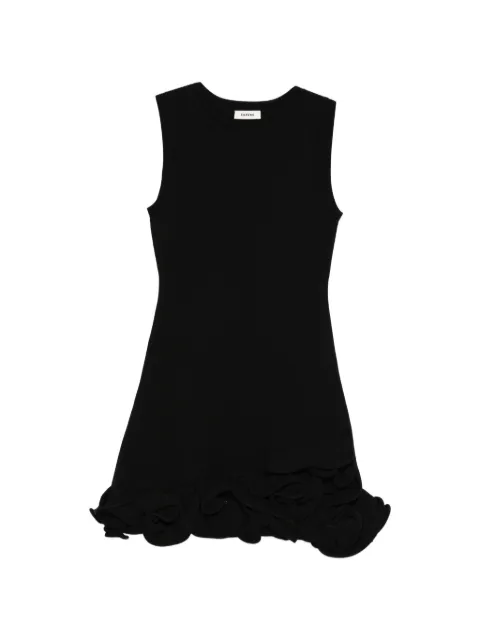 SANDRO mini floral knit dress Black SFPRO04774