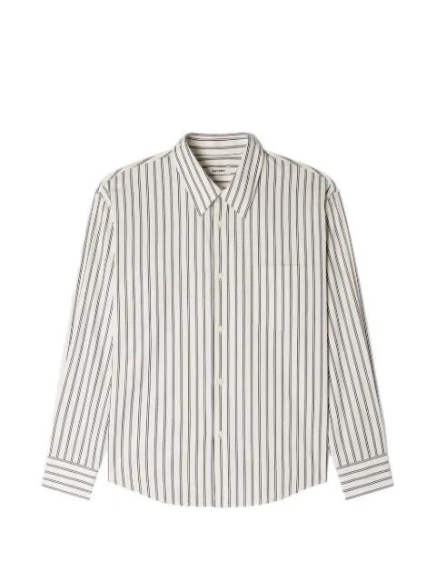 SANDRO striped cotton shirt White SHPCM01565