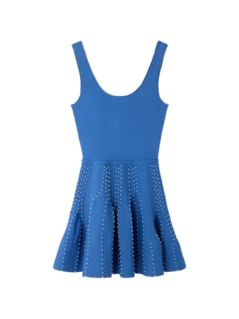 SANDRO beaded knit mini dress Blue SFPRO04721
