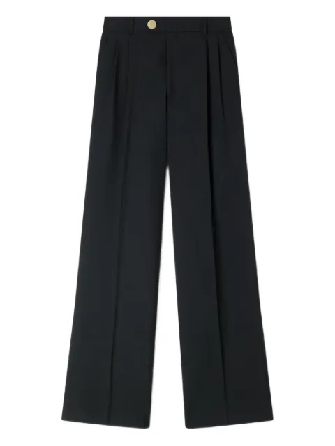 SANDRO pressed-crease suit trousers Black SFPPA01910