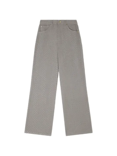 SANDRO rhinestone-embellished jeans Grey SFPJE00683
