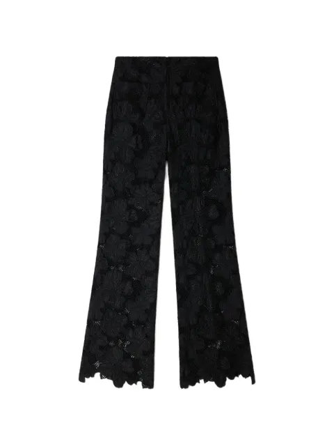 SANDRO guipure lace trousers Black SFPPA01902
