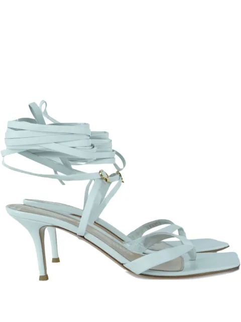 Gianvito Rossi 80mm strap heeled sandals White 2054788