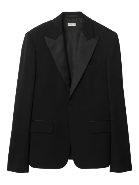 Burberry Grain de Poudre wool tuxedo jacket Black 8118053