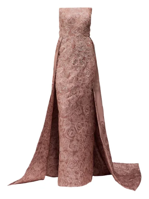 THA SEEN sequin-embellishment maxi dress Pink FW2602