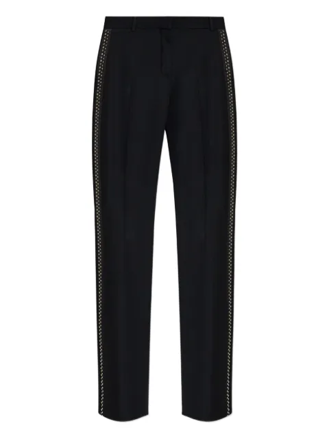 Versace studded wool trousers Black 10226491A15974
