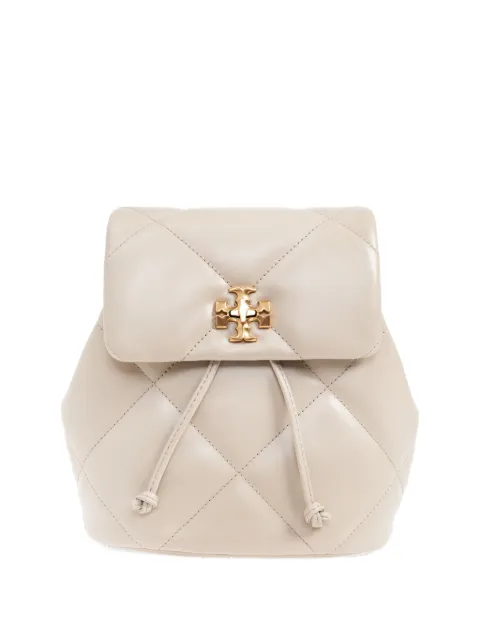 Tory Burch mini Kira Diamond quilted backpack Neutrals 170485