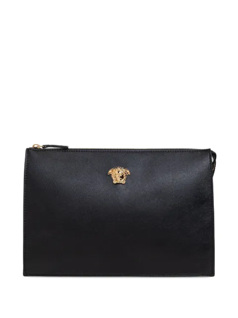 Versace La Medusa zipped clutch bag Black 10225921A14675