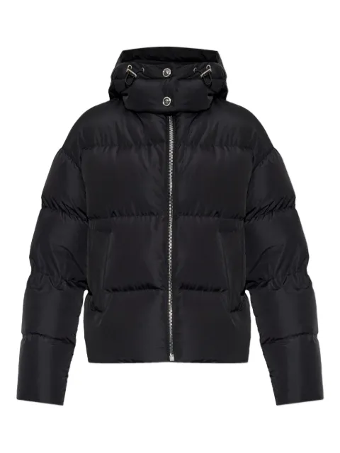 Versace hooded zip-fastening jacket Black 10224141A17246