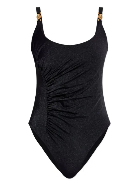 Versace ruched-detail swimsuit Black 10225711A17153