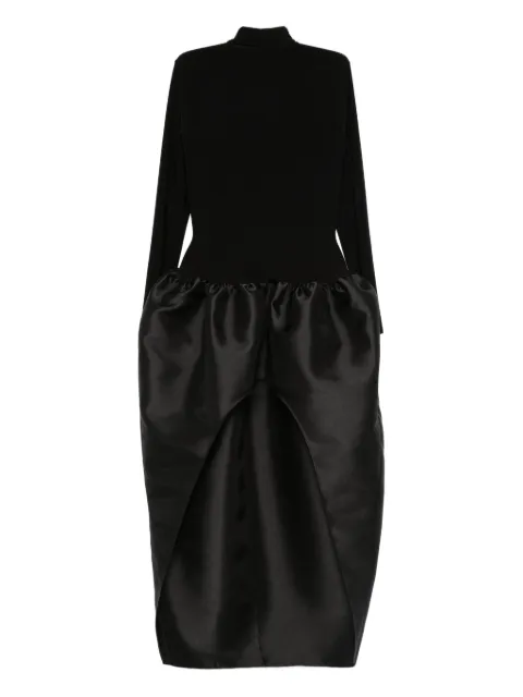 Atu Body Couture high-neck gathered dress Black AT26103
