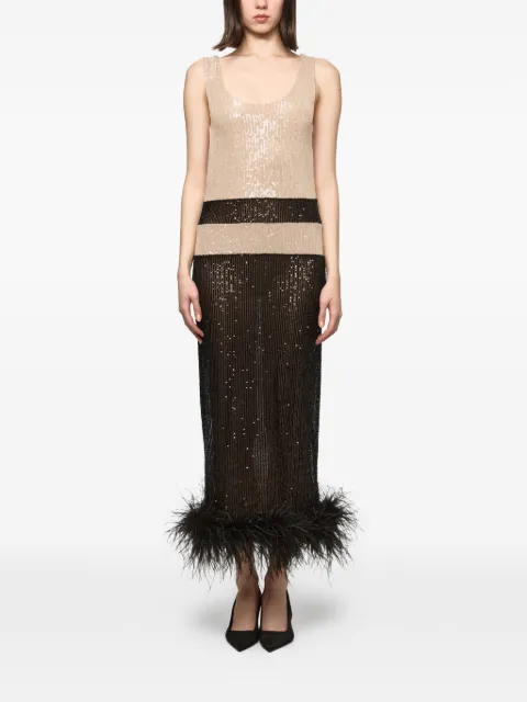 Atu Body Couture sequin-embellished midi dress Black AT26100