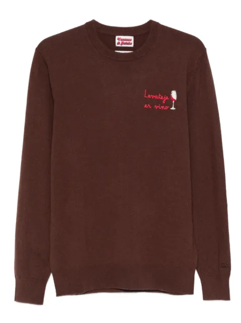 MC2 Saint Barth x Vacanze di Natale crew-neck sweater Brown HER002403400I18