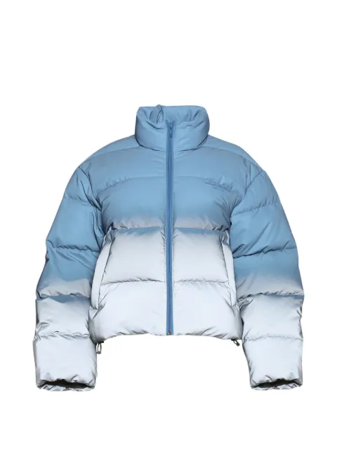 Alexander Wang reflective cropped puffer Blue 1WC1263307