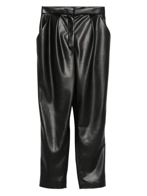 Balmain faux-leather trousers Black FF0PN190XH82