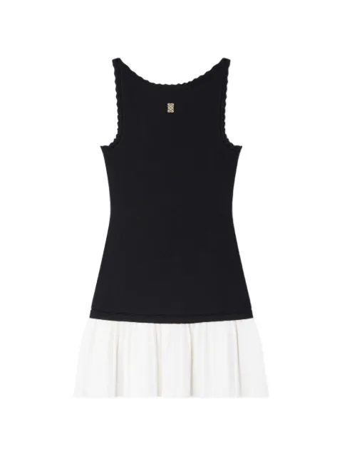 SANDRO two-tone mini dress Black SFPRO04694