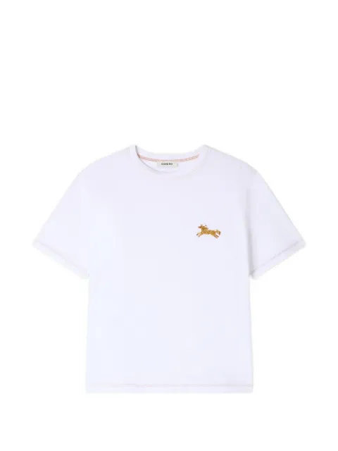 SANDRO horse-embroidery T-shirt White SFPTS01777