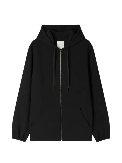 SANDRO hooded shirt Black SHPCM01424