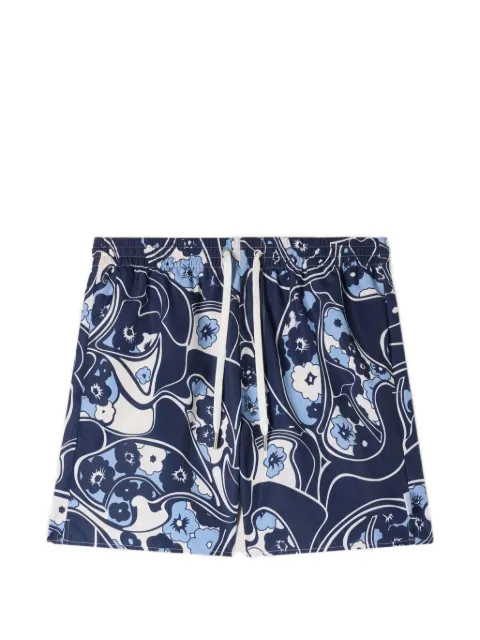 SANDRO floral swimming shorts Blue SHPMB00046
