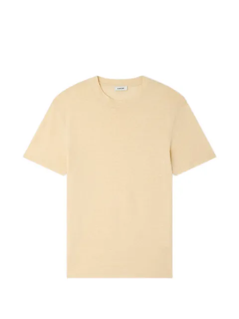 SANDRO linen T-shirt Neutrals SHPTS00222