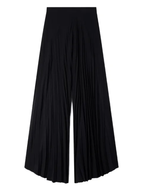 SANDRO pleated wide-leg trousers Black SFPPA01869