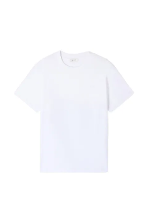 SANDRO T-shirt with double S patch White SHPTS01813
