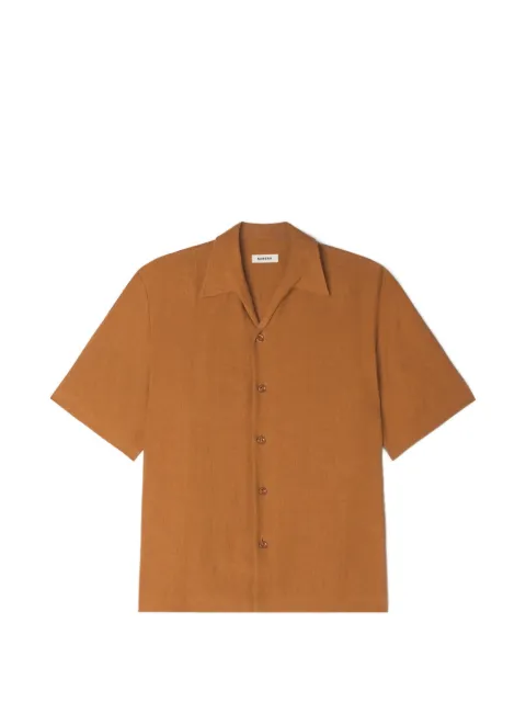 SANDRO linen shirt Brown SHPCM01597