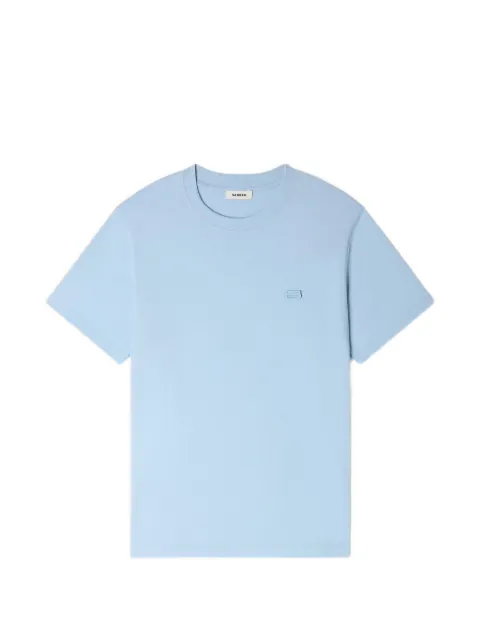 SANDRO T-shirt with double S patch Blue SHPTS01813
