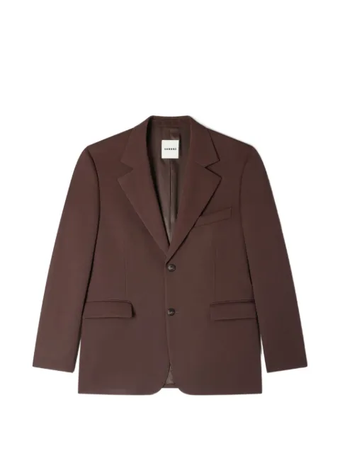 SANDRO oversized wool jacket Brown SHPVE01255