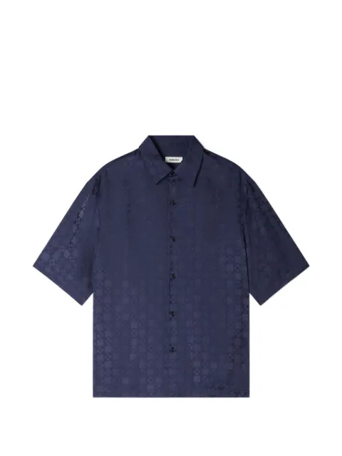 SANDRO check-pattern shirt Blue SHPCM01644