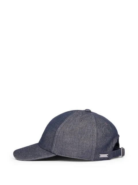 SANDRO denim cap with logo Blue SHABO01181
