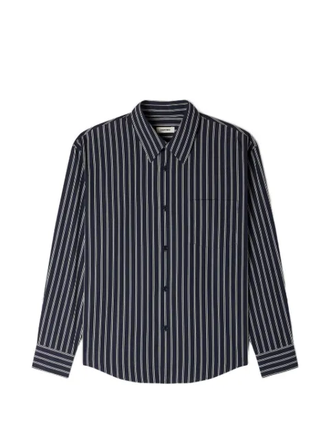 SANDRO striped cotton shirt Blue SHPCM01565