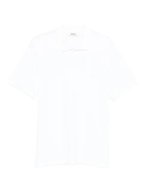 SANDRO logo polo shirt White SHPTS01768