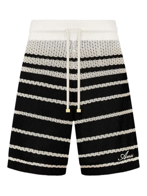 AMIRI striped short Black AMKNSH1050