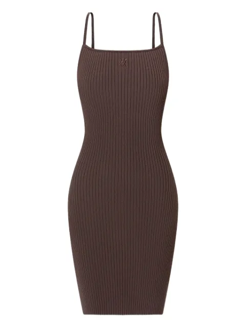 AMIRI tank mini dress Brown AWKNRS1035