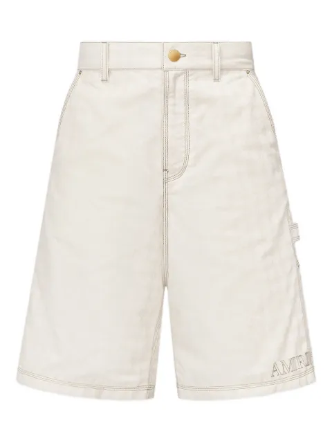 AMIRI MA Quad monogram shorts Neutrals AMSHCA1091