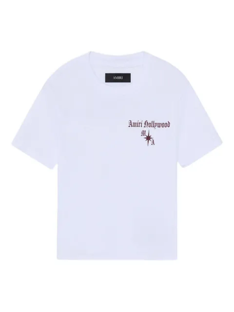 AMIRI logo-print T-shirt White AWJYTE1080