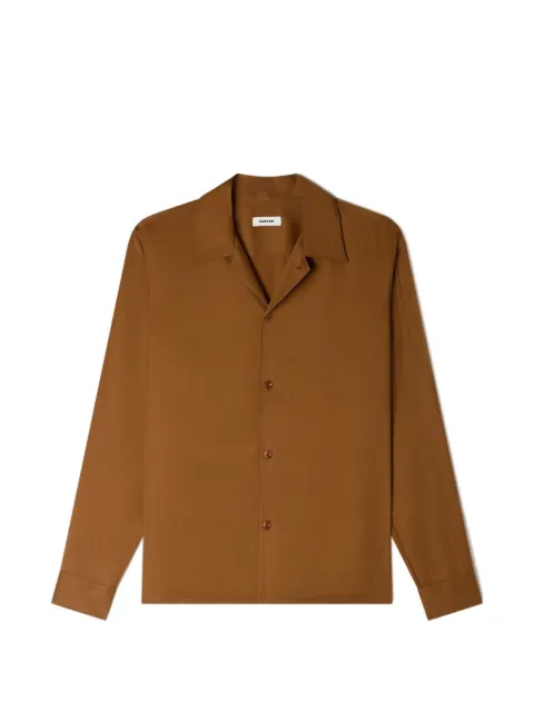 SANDRO flowy shirt Brown SHPCM01121