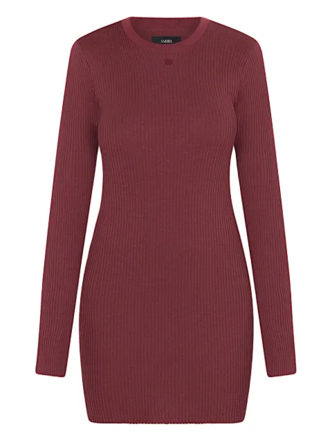 AMIRI long-sleeve mini dress Red AWJYRS1008