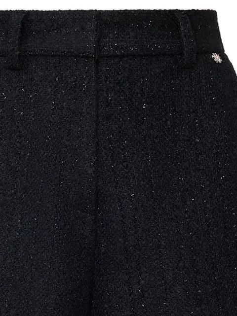 AMIRI glitter-detail shorts Black AWSHCA1037
