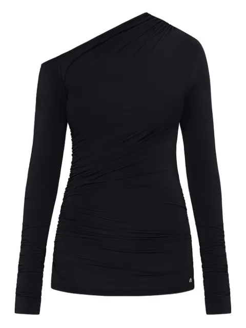 AMIRI MA off-the--shoulder ruched top Black AWTPLS1006