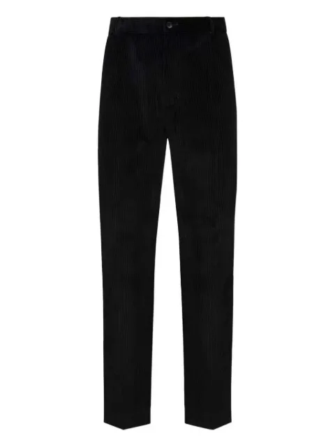Moncler corduroy tailored trousers Black K20912A0004359916