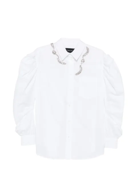 Simone Rocha draped sleeve shirt White 5401TB1287